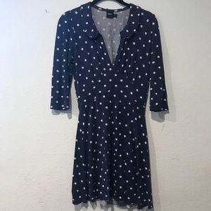 ASOS polka dot Peter Pan collar dress